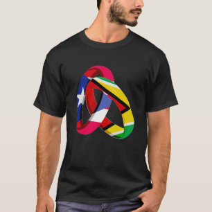 Camiseta Porto Rico Bandeira Guyana - Casamento do Casament