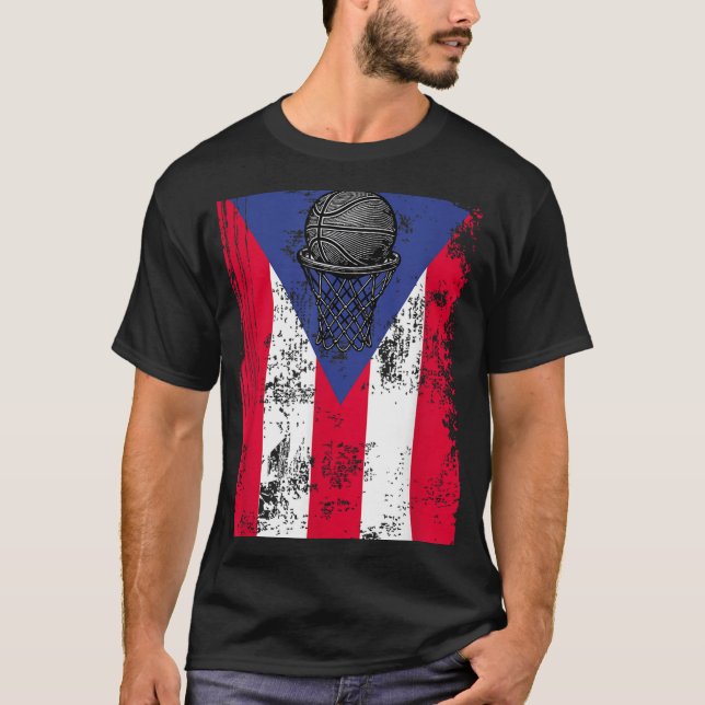 Camiseta Porto Rico Basquete (Frente)