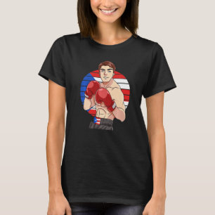 Camiseta Porto Rico Boxer Vintage Porto Rico Bandeira Latin
