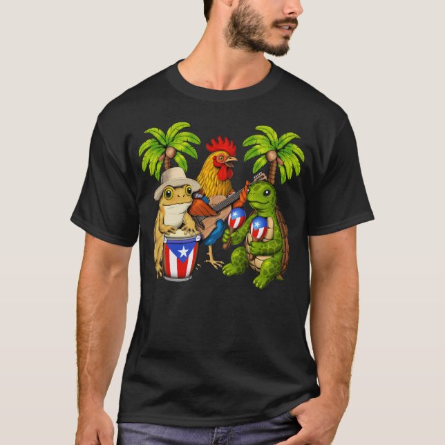 Camiseta Porto Rico Fiesta (Frente)