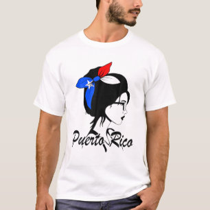 Camiseta Porto Rico Girl Porto Rico Mujer Puertoriqueña