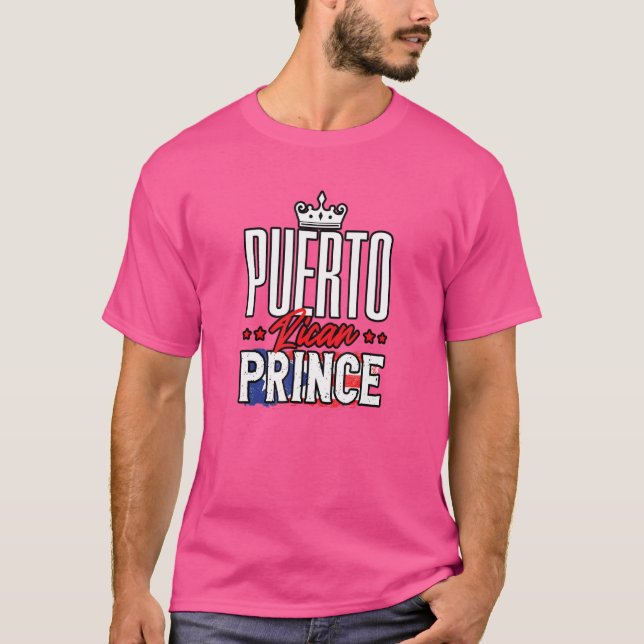 Camiseta Porto Rico Graphical Boys Men Kids Puerto Rican 2 (Frente)