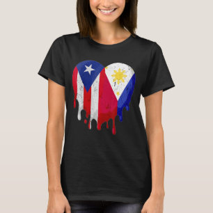 Camiseta Porto Rico Grécia Sinalizador de coração Cidadão C
