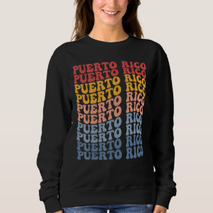 Camiseta Porto Rico Groovy Retro Porto-Riquenho