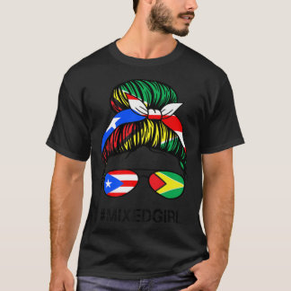 Camiseta Porto Rico Guiana Bandeira Porto-Riquenho Guianens