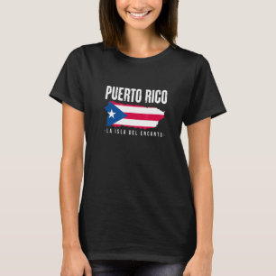 Camiseta Porto Rico La Isla Del Encanto porto-riquenha Band