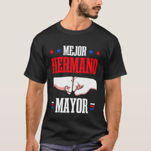 Camiseta Porto Rico Melhor Irmão Mais Velho Orgulho do Irmã