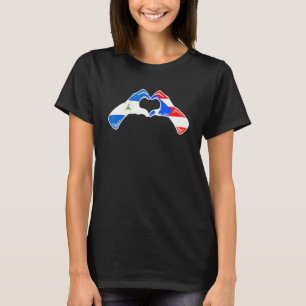 Camiseta Porto Rico Nicarágua sinaliza porto-riquenho Nicar