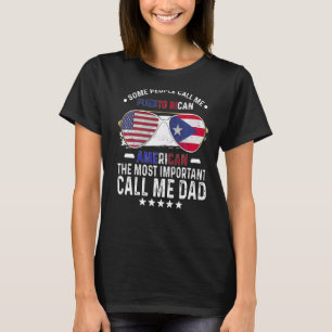 Camiseta Porto Rico Pai Cuba Dia de os pais Papa Porto Rico