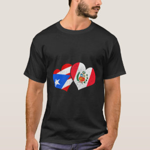 Camiseta Porto Rico Peru Orgulho Herança porto-riquenha Per