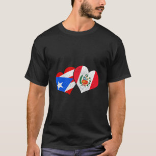 Camiseta Porto Rico Peru Orgulho Herança Porto-Riquenho Per