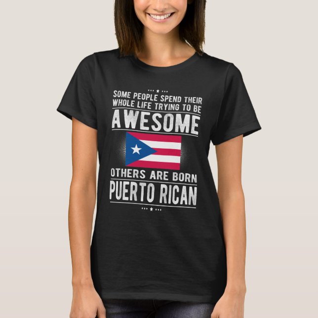 Camiseta Porto Rico Porto Rico Roots Porto Rico Bandeira (Frente)