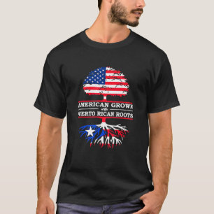 Camiseta Porto Rico Raiz Bandeira Americana