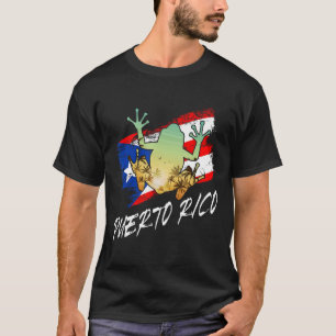 Camiseta Porto Rico Sapo Porto Rico Roots Coqui Taino Bo