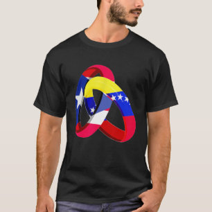 Camiseta Porto Rico Sinalizador Venezuela Cresceu o Casamen