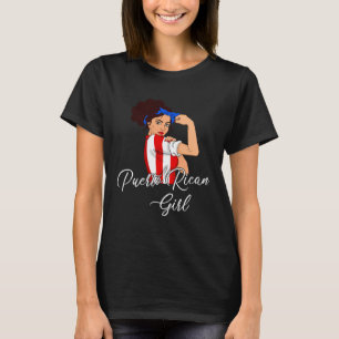 Camiseta Porto-riquenho Girl boricua taino puerto