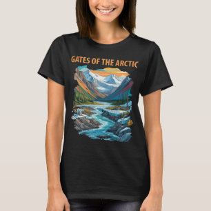Camiseta Portões do Rio Ártico Azul Viagem