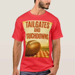 Camiseta Portões traseiros e touchdowns Estádio de futebol