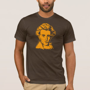 Camiseta Portra do existentialist da filosofia de Soren