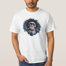 Portrait d'un singe mélancolique.