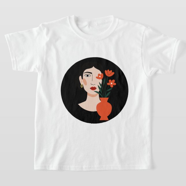 Camiseta Portrait of a woman (Postura )