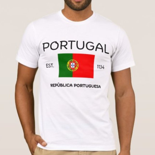 Camiseta Portugal 2026 Global Football Fan Est 1134  (Portugal 2026 Soccer Fan Shirt Est 1134 Heritage Flag Tee )