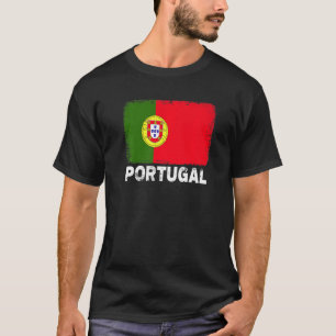 Camiseta Portugal Bandeira Apoio a Mulheres Pessoas Portugu