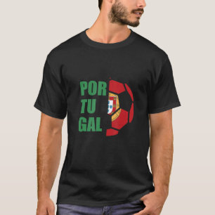 Camiseta Portugal Bandeira do Futebol Bola Nacional Portugu