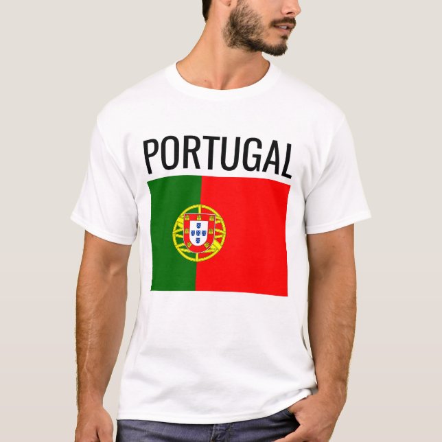 Camiseta Portugal // Bandeira Nacional do País (Frente)