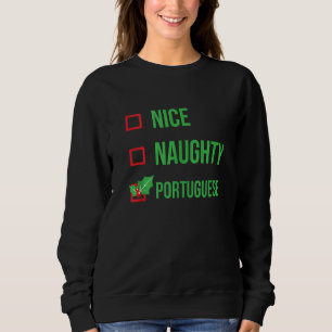 Camiseta Portugal Engraçado Portugal Pajama Natal