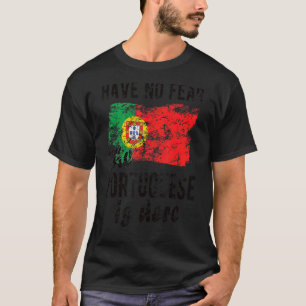 Camiseta Portugal Está Aqui Bandeira Portugal