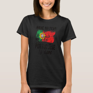 Camiseta Portugal Está Aqui Bandeira Portugal