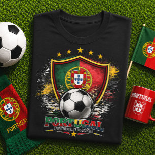 Camiseta Portugal Futebol Copa do Mundo de Futebol Portuguê