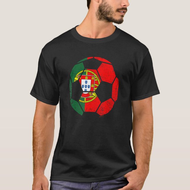 Camiseta Portugal Futebol mundial futebol - Fan Cout portug (Frente)