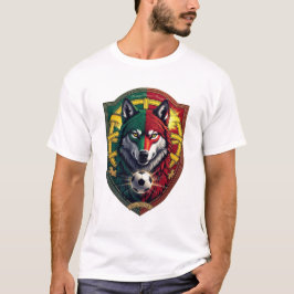 Camiseta Portugal Iberian Wolf Glory Tee, National  Gift