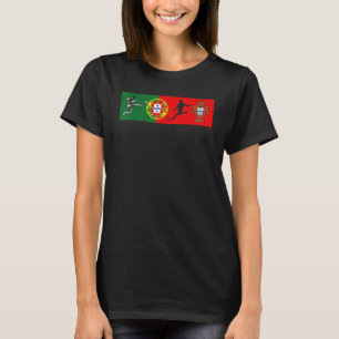Camiseta Portugal: Jogador de Futebol Ordenado Portugal Soc