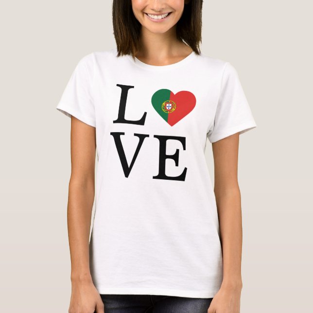 Camiseta Portugal Love (Frente)