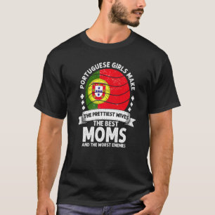 Camiseta Portugal Mãe Dia de as mães Mãe Português American