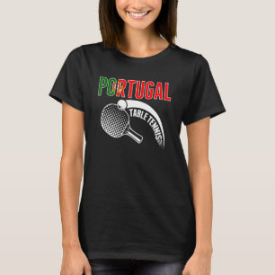 Camiseta Portugal Mesa de apoio à Tênis Portugal Ping Po