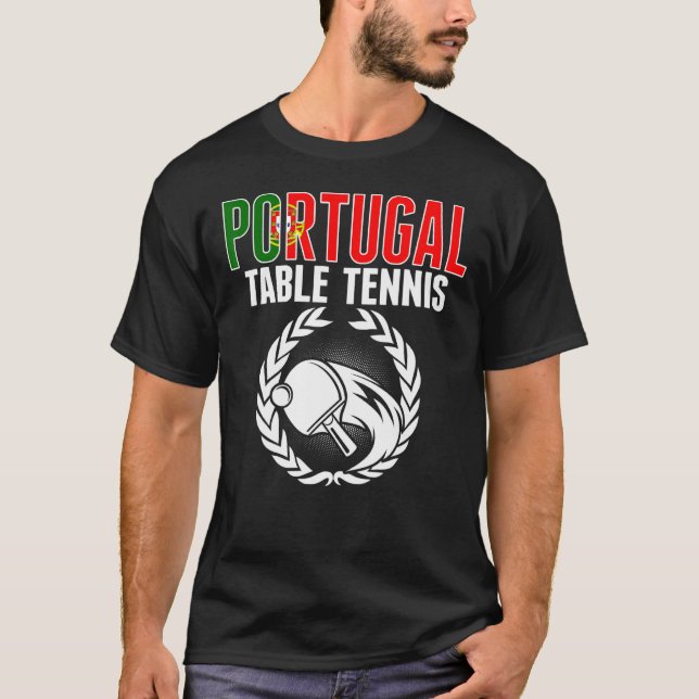 Camiseta Portugal Mesa Ping Pong Supo (Frente)