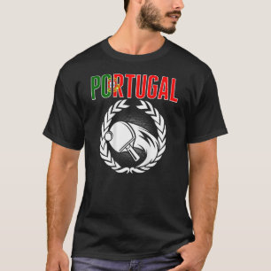 Camiseta Portugal Ping Pong - Mesa de apoio à Tênis portugu