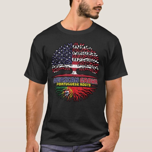 Camiseta Portugal Portugal EUA EUA EUA EUA Estados Unidos (Frente)
