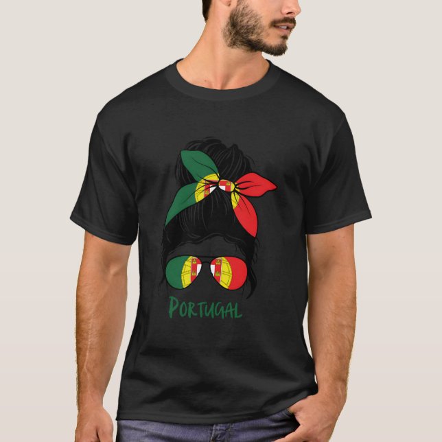 Camiseta Portugal Portugal Ordenado Pavilhão Portugal (Frente)