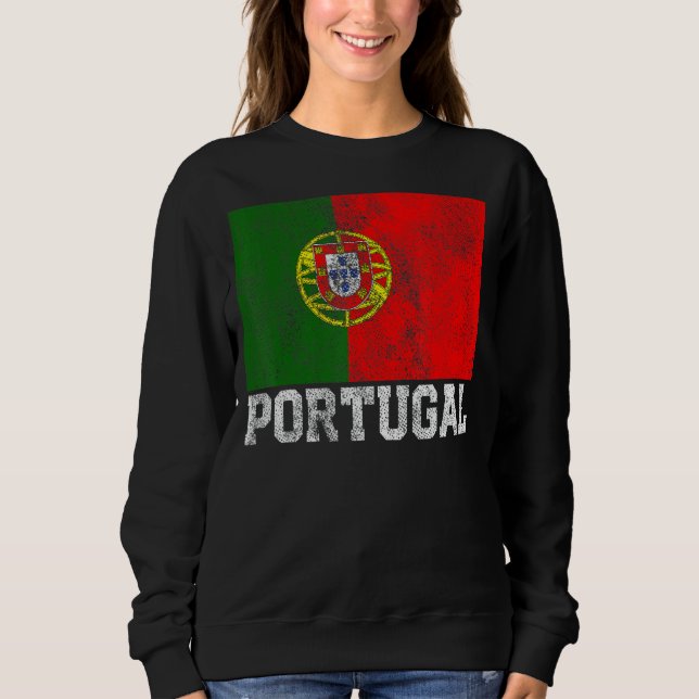 Camiseta Portugal Português Sinalizador Orgulho Raiz Famíli (Frente)