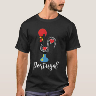 Camiseta Portugal Rooster Portugal Galo De Barcelos Figura