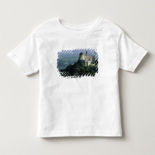 Camiseta Portugal, Sintra, Palácio Pena, no topo Serra da (Frente)