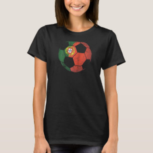 Camiseta Portugal Soccer Ball Flag