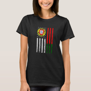 Camiseta Portugal Vintage América dos EUA Porto do Orgulho