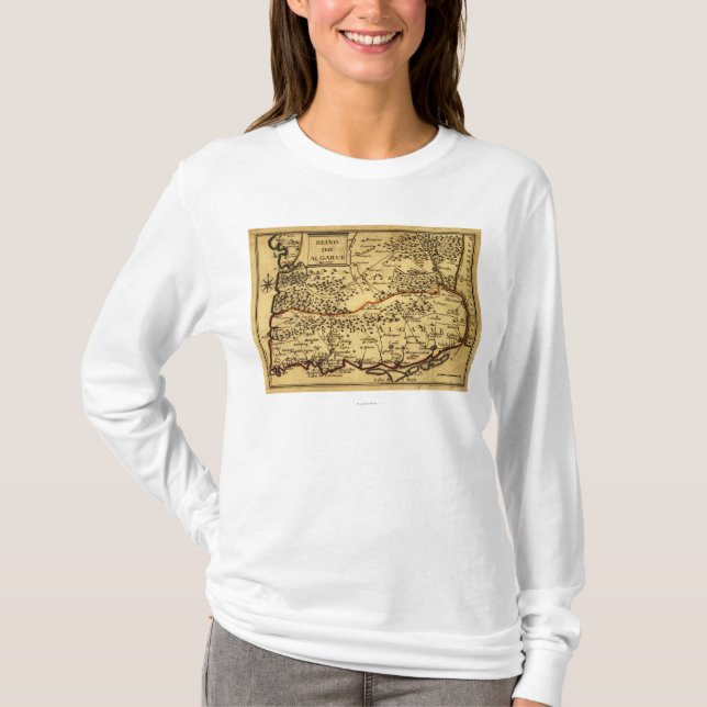Camiseta PortugalPanoramic MapPortugal (Frente)