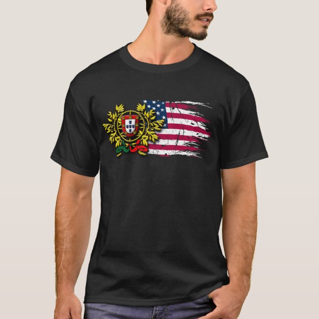 Camiseta Português americano (Frente)
